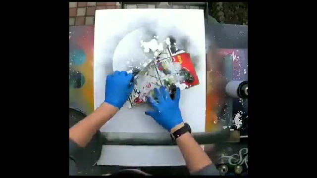 Stunning spray painting by Skech ART​