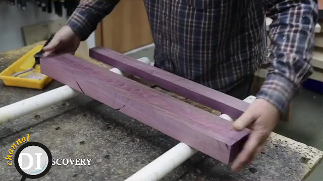 Making a "US flag" end grain wooden board!