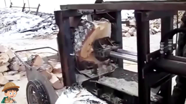 Những cỗ máy cắt gỗ hiện đại