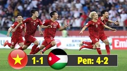 Tóm tắt diễn biến Việt Nam vs Jordan, VN giành vé vào tứ kết