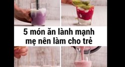5 món ăn lành mạnh, bổ dưỡng mẹ có thể tự làm tại nhà cho bé