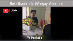 Thanh niên FA lâu năm tìm thấy niềm vui mới trong ngày Valentine