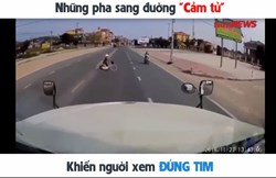 Những pha sang đường cảm tử khiến người xem đứng tim