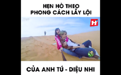 Hẹn hò phong cách lầy lội của Diệu Nhi và Phạm Anh Tú