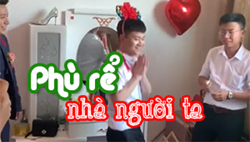 Phù rể nhà người ta đáng yêu hết phần thiên hạ