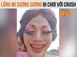 Make up lông mi đi chơi với crush hết hồn