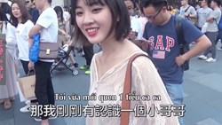 Ghép đôi trai xinh và gái đẹp trên đường phố và cái kết