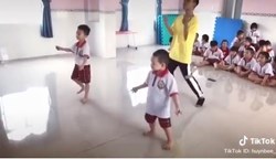 Tài năng của các cháu mầm non đã sớm nở rộ như thế này rồi sao