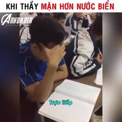 Khi độ mặn của thầy ngang tầm nước biến