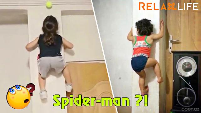The kids climb whereever they want very well and quickly