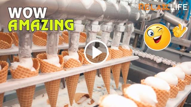 Dây chuyền sản xuất kem hiện đại là như thế nào? Nhìn ai cũng muốn ăn