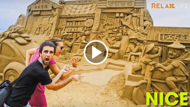 Beatiful art sand