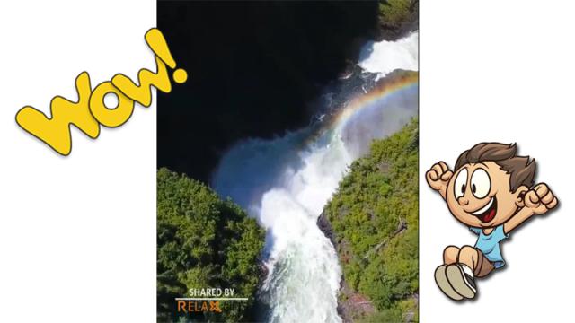 This is one of the most impressive waterfall from the nature