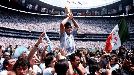 Bàn tay của chúa Maradona vẽ ra cúp vàng Worldcup